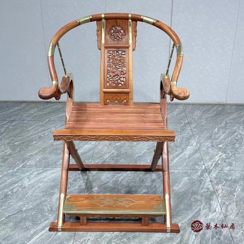 红木家具白酸枝将军交椅红木头把交椅实木太师椅接待茶椅工厂直销