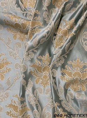 奢华大气欧式高精密大提花窗帘布料客厅沙发抱枕靠垫腰枕装饰布料