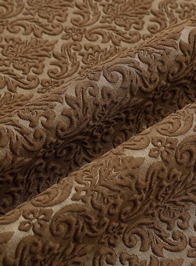 欧式高精密加厚立体感强沙发布料靠包抱枕布料软包硬包工程布料