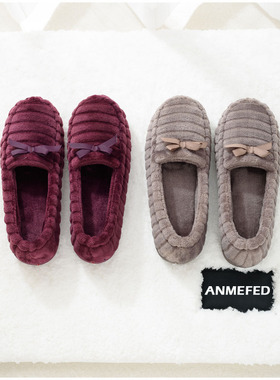 出口英国居家秋冬包跟防水防滑拖鞋孕产妇坐月子鞋妈妈保健棉拖鞋