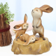 断色清仓3折 树脂兔子娃娃家居装 饰品摆件创意摆设可爱卡通动物