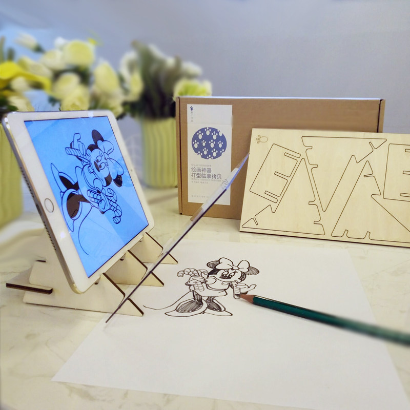 手绘投影画画神器素描画架临摹板光影拷贝台光学绘画画模板