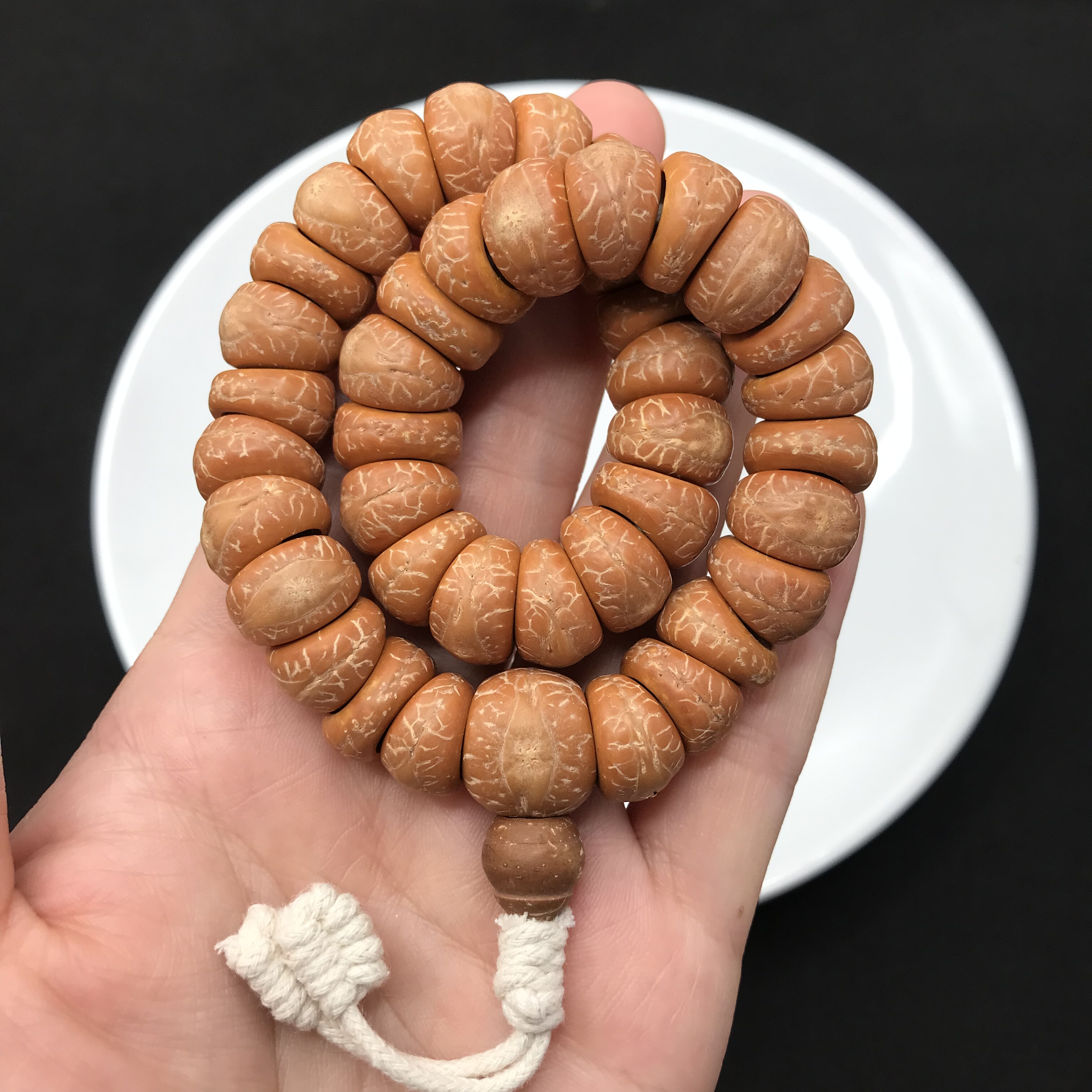 一图一物14mm尼泊尔新籽薄斜切凤眼菩提子36手持手串佛珠手链,饰品/流行首饰/时尚饰品新,菩提,淘宝优惠券,粉丝福利购,淘宝优惠卷