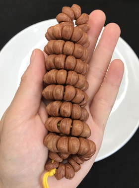 编号031702一图一物11mm陈籽红皮突眼奶嘴切片凤眼菩提子108念珠