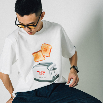 DAKYAM短袖男女面包机T恤