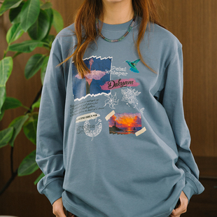 DAKYAM 2025A 达人 DREAM FOLRA TEE 印花T恤 花屿幻梦长袖