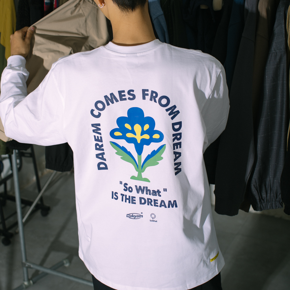DAKYAM长袖通用联名T恤