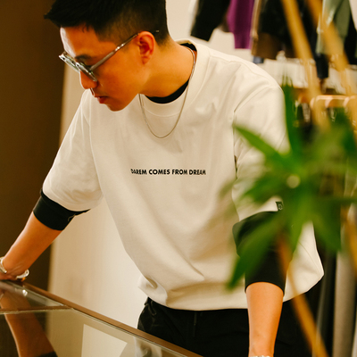 椭圆大LOGO印花短袖T恤