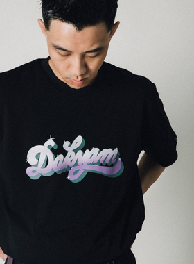 DAKYAM(达人)Darem Constellation闪光星座品牌LOGO短袖TEE恤宽松