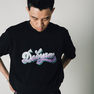 DAKYAM Darem Constellation闪光星座品牌LOGO短袖 TEE恤宽松 达人