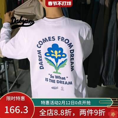 DAKYAM长袖通用联名T恤
