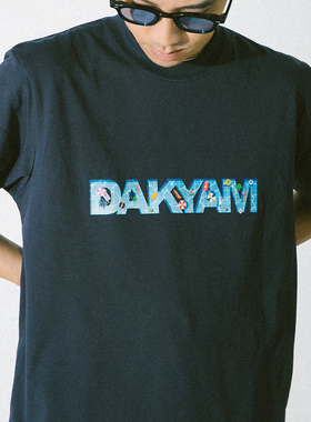 DAKYAM(达人) Summer the Pool 创意LOGO泳池印花短袖潮流TEE恤