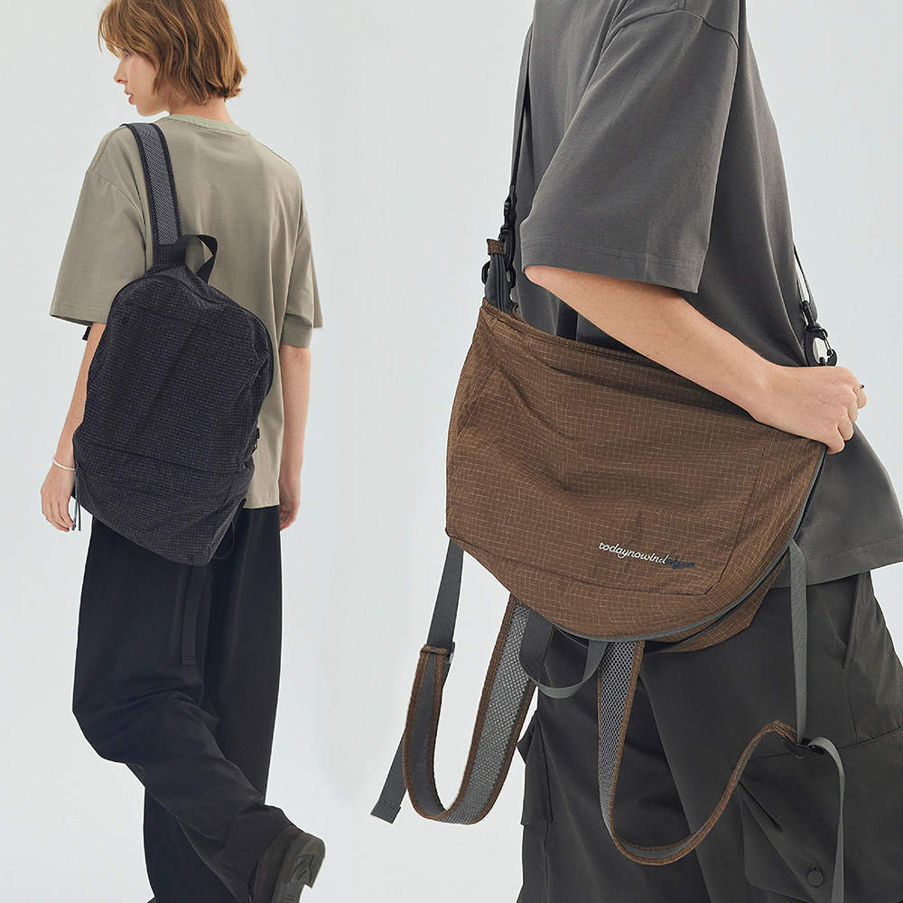 DAKYAM x todaynowind两用斜挎包/背包 轻量化便携双肩包男女同款