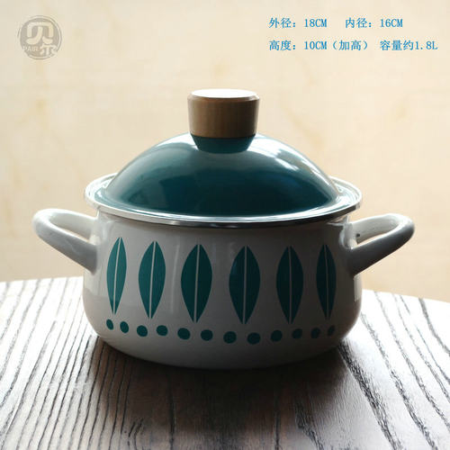 双耳汤锅北欧风无涂层安全一人食