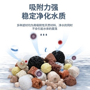 滤材鱼缸鱼池乌龟缸过滤材料培菌过滤石头陶瓷环珊瑚骨纳米细菌球