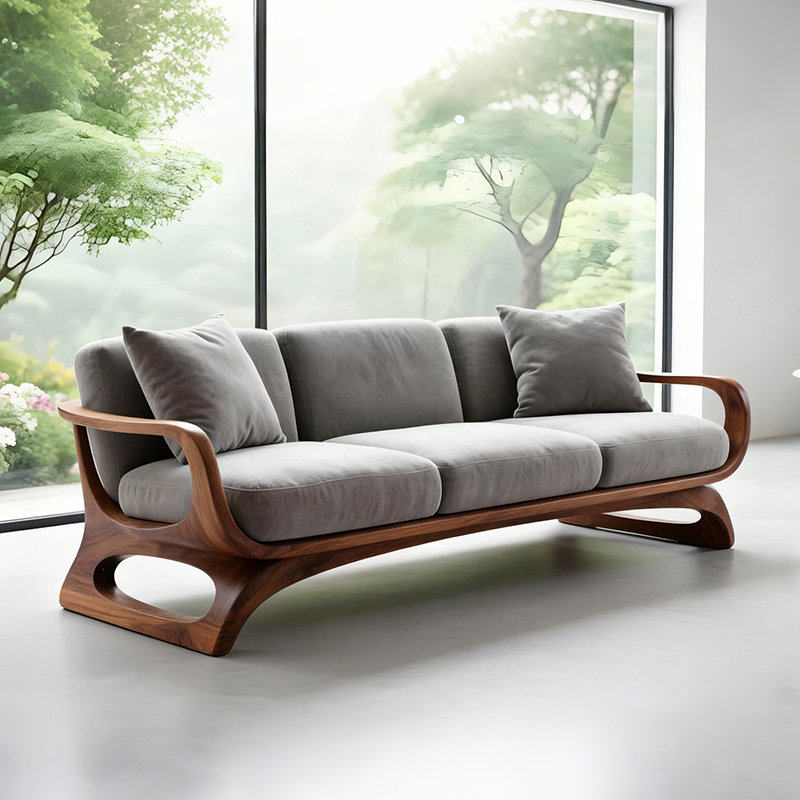 宋式美学黑胡桃木白蜡木休闲沙发办公室民宿酒店会所高端定制家具,住宅家具,沙发,淘宝优惠券,粉丝福利购,淘宝优惠卷