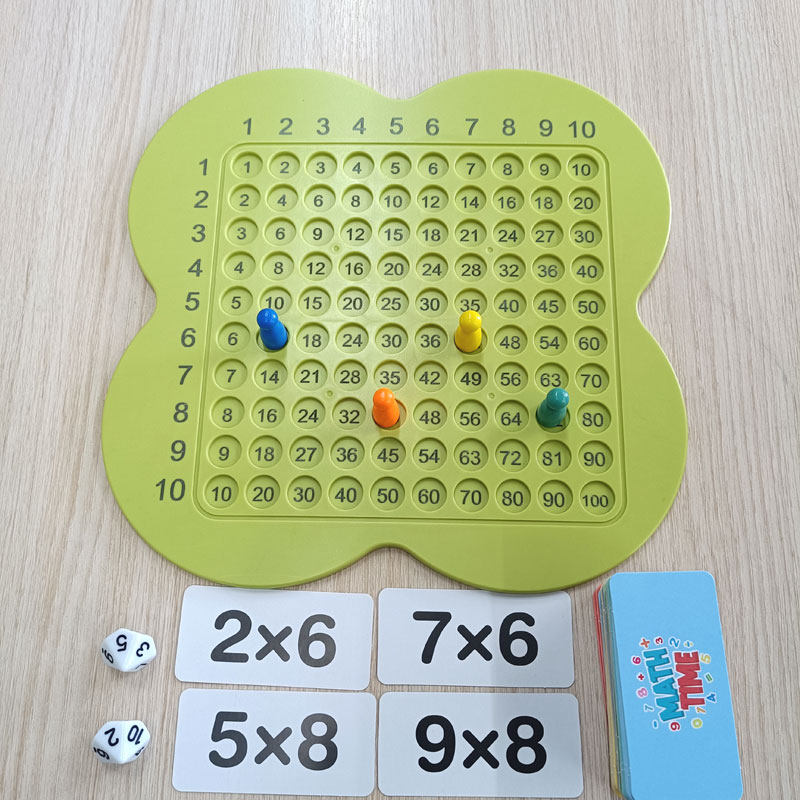 儿童数学学习板计算架九九乘法口诀表小学生运算训练益智桌游玩具