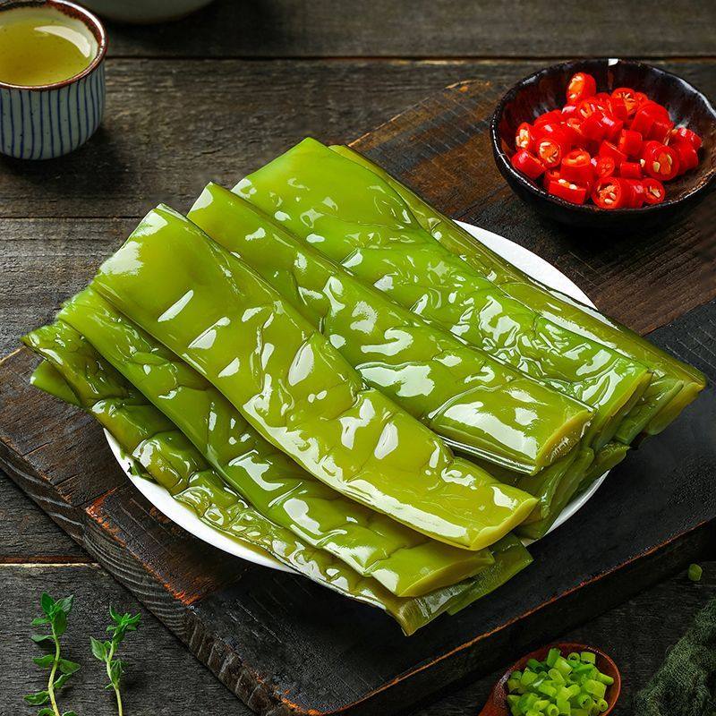 新鲜海白菜裙带菜梗段