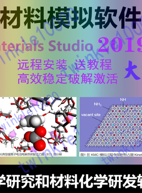 BIOVIA Materials Studio分子模拟软件 2019 远程安装