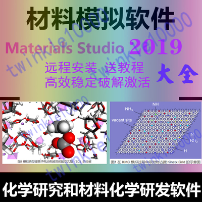BIOVIA Materials Studio分子模拟软件 2019 远程安装