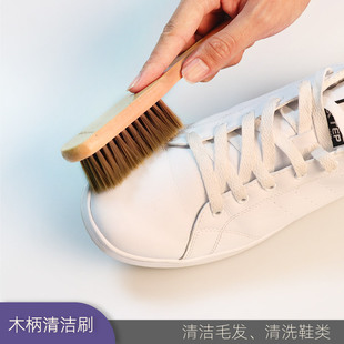 刷不伤鞋 家用实木软毛鞋 洗衣服清洁毛刷柔软除灰尘多功能小板刷子