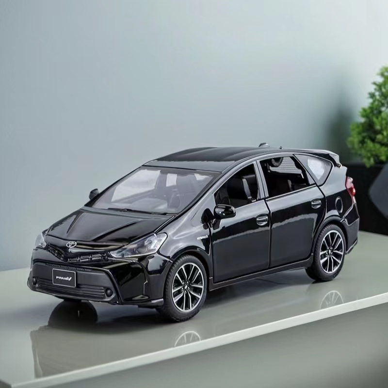 仿真132丰田普锐斯合金汽车模型
