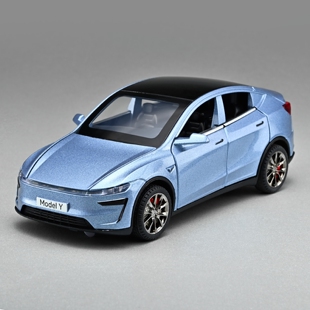 特斯Mode Y车模仿真合金SUV汽车模型摆件儿童玩具车 32新款