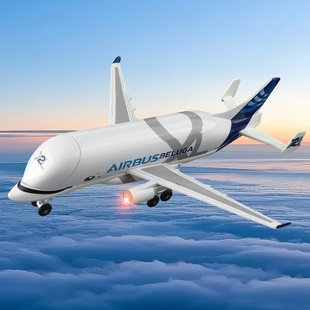 大白鲸飞机模型超级运输机仿真合金空客A300收藏摆件收藏摆件礼物