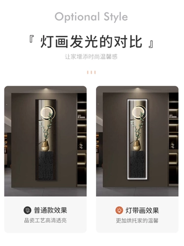 Современная простая картина для прихожей, декоративная живопись, светодиодная лампа, картина для коридора, художественная подвесная картина, гостиная, проход, высококачественная фреска