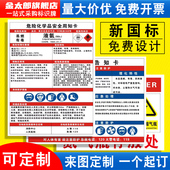 液氨危险化学品安全周知卡氧氩氮气混合气体MSDS职业病危害告知牌气瓶存放处风险点标识标志警示牌提示定制QT
