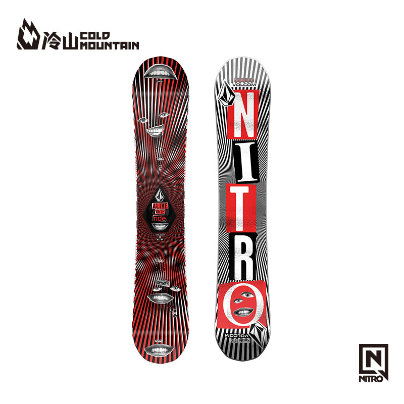 雪具20款nitro滑雪板冷山