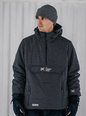 NITRO单板滑雪服男连帽套头保暖
