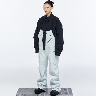 冷山雪具 3L防水透气背带裤 套装 2324 YAKKY单板高端滑雪服男女款