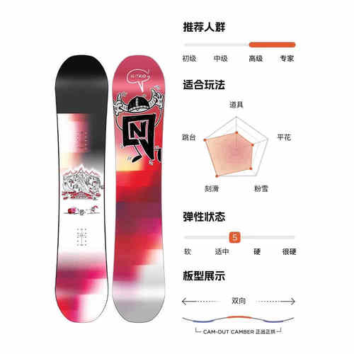 TEAMPRO全能男款滑雪板NITRO