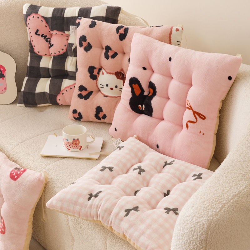 开学季方形椅子坐垫居家用教室上课学生凳子垫儿童榻榻米地板垫子