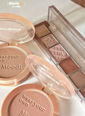 韩国peripera菲丽菲拉腮红膨胀元气女粉嫩06蜜桃腮紫哑光自然裸色