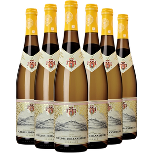 约翰山堡雷司令黄标干白葡萄酒整箱6支装德国原瓶进口VDP级750ML