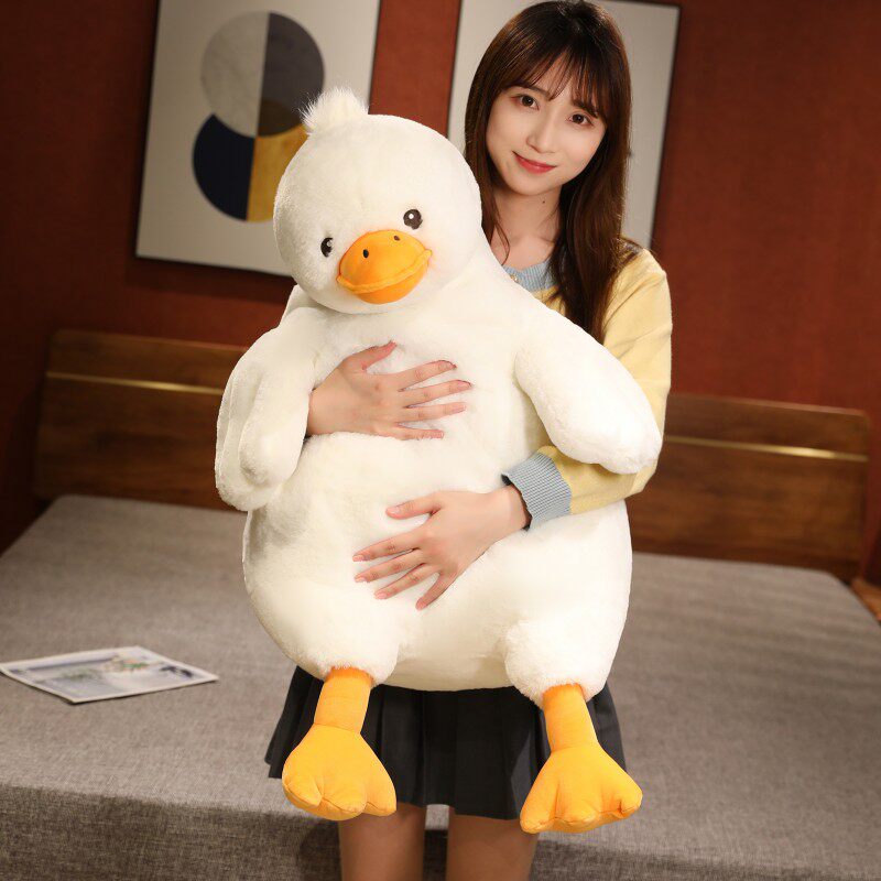 大黄鸭子公仔玩偶睡觉抱枕女生床上毛绒玩具布娃娃女孩抱着睡软体