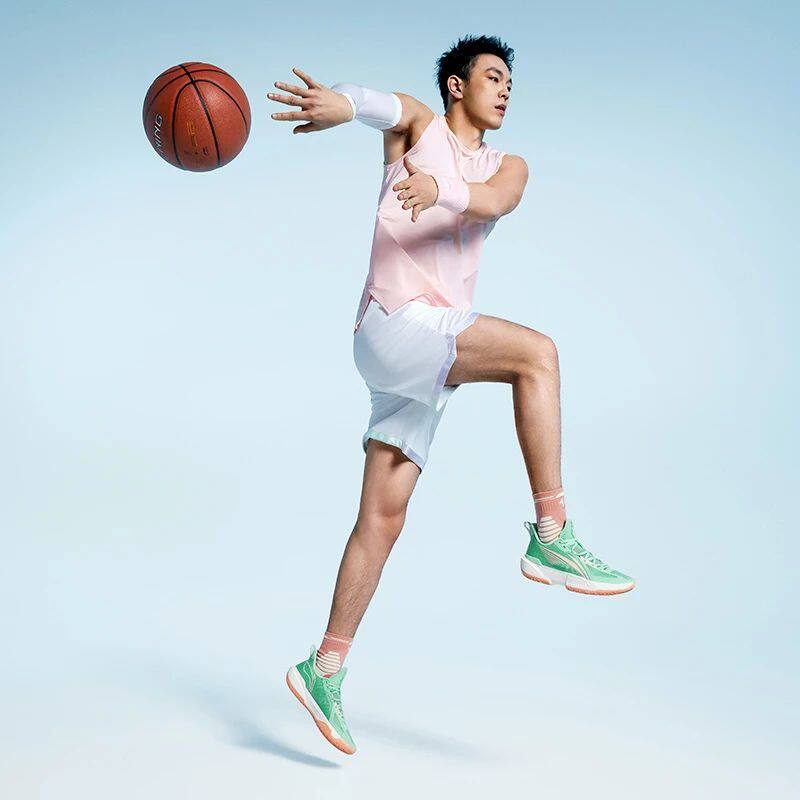 2024新品李宁轻速2男子支撑篮球鞋