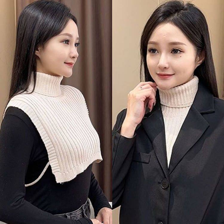 秋冬羊毛假领子女毛衣假高领脖套针织加厚毛线围脖披肩假衣领围巾,服饰配件/皮带/帽子/围巾,假领,淘宝优惠券,粉丝福利购,淘宝优惠卷