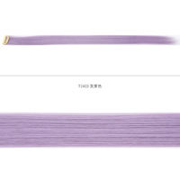 Delicate wig, women's color bar, straight hair bar, one-piece color seamless hair extension, gradient color simulated hair thumbnail 4