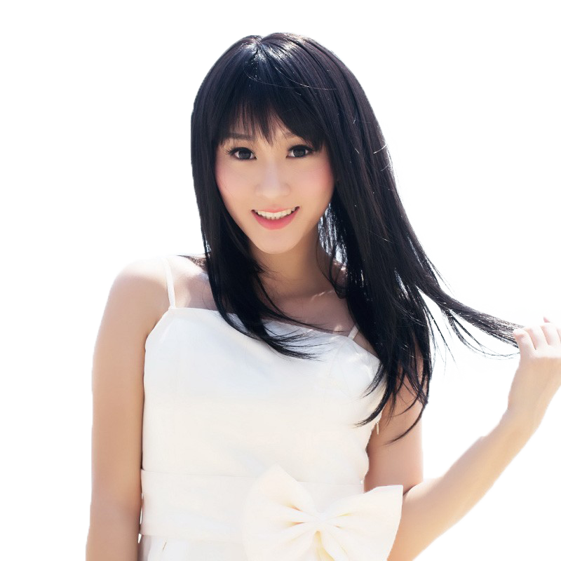 娇滴滴时尚风逼真修脸女士假发套