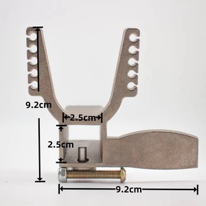 五卡10股圆皮皮筋不锈钢滑动弓头方管方木改装神器猫头鹰弹弓