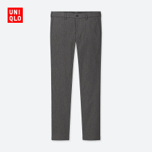 0点：99元包邮  优衣库UNIQLO     修身无褶长裤(休闲裤) 418916