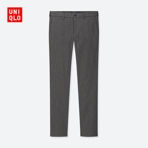 0点：99元包邮  优衣库UNIQLO     修身无褶长裤(休闲裤) 418916