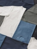 Футболка с круглым вырезом из смесового хлопка AIRism/с короткими рукавами Uniqlo, мужская весна-лето 26, новый стиль 482522 482524