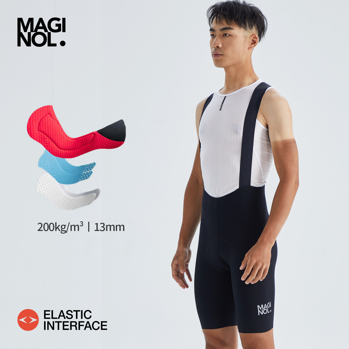 MAGINOL骑行裤双箭头坐垫短裤
