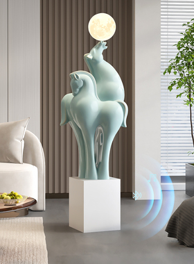 马到成功大型落地摆件办公室公司乔迁开业礼物酒店玄关大堂装饰品