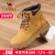 复古增高厚底工装 Camel 大黄靴户外马丁靴 季 新款 骆驼男鞋 2025冬季