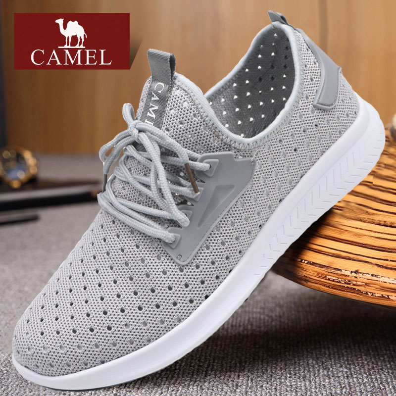 Camel/ÂæÍÕÄÐЬ 2018´ºÏļ¾Çá±ãÊæÊÊÍøÑÛÍ¸ÆøÔ˶¯»§ÍâÐÝÏÐÂÃÓÎЬ